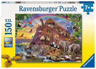 Ravensburger Kinderpuzzle - 10038 Unterwegs mit der Arche - Arche Noah-Puzzle für Kinder ab 7 Jahren, mit 150 Teilen im XXL-Format