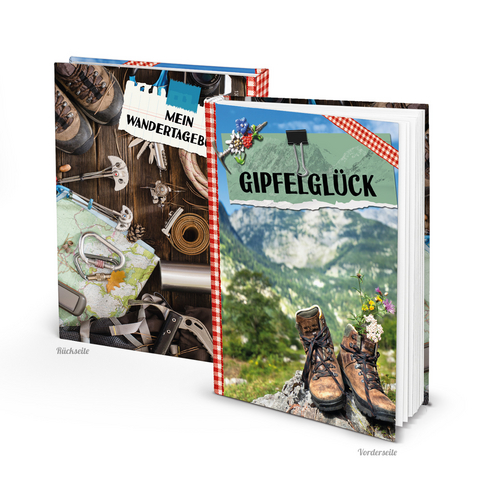 Wanderbuch "Gipfelgl&uuml;ck" (Hardcover, A5)