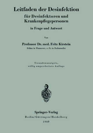 Leitfaden der Desinfektion für Desinfektoren und Krankenpflegepersonen in Frage und Antwort