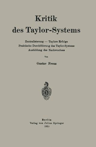 Kritik des Taylor-Systems