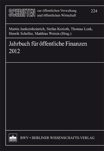 Jahrbuch f&uuml;r &ouml;ffentliche Finanzen (2012) - 