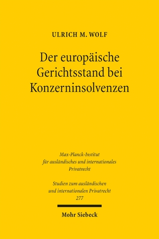 Der europäische Gerichtsstand bei Konzerninsolvenzen