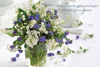 Card Box of 20 Notecards and Envelopes: Forget-me-nots -  Peony Press