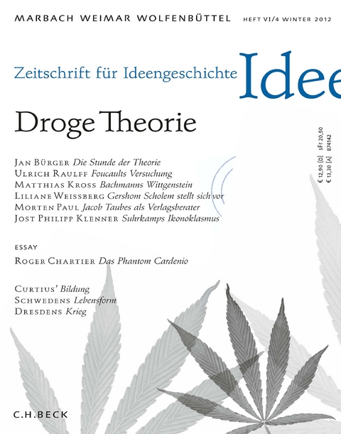 Zeitschrift f&uuml;r Ideengeschichte Heft VI/4 Winter 2012 - 