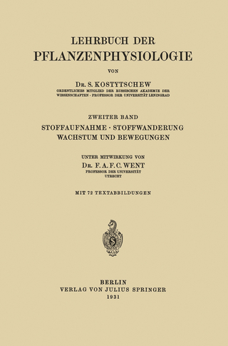 Stoffaufnahme · Stoffwanderung Wachstum und Bewegungen