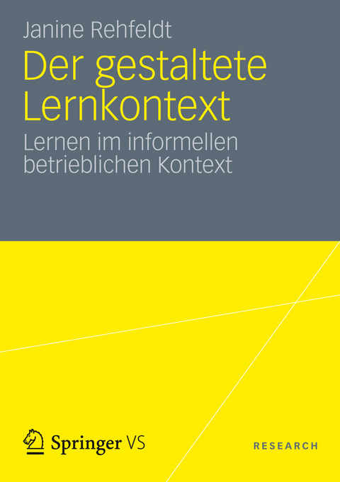 Der gestaltete Lernkontext - Janine Rehfeldt