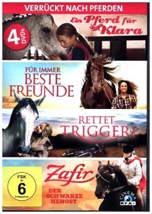 Verr&uuml;ckt nach Pferden - Die ultimative Pferde-Box, 4 DVD