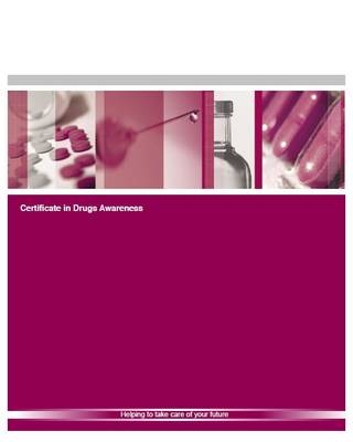 Certificate in Drugs Awareness - Wim de Leeuw van Weenen