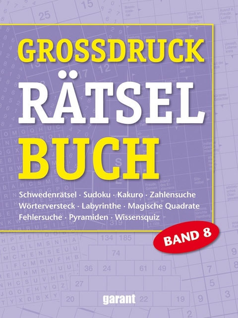Grossdruck R&auml;tselbuch Band 8