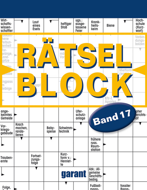 R&auml;tselblock Band 17