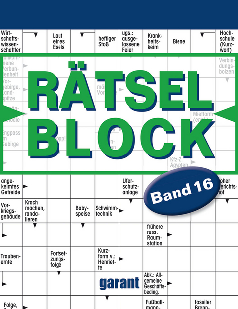R&auml;tselblock Band 16