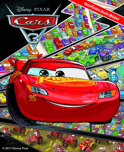 Verr&uuml;ckte Such-Bilder, Hardcover, Cars 3