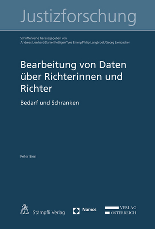 Bearbeitung von Daten über Richterinnen und Richter
