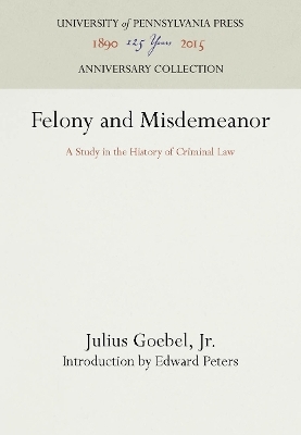 Felony and Misdemeanor
