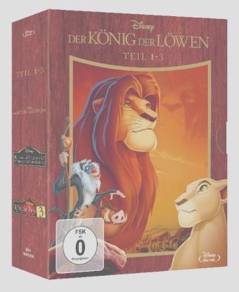 Der K&ouml;nig der L&ouml;wen (2016) - BD Trilogie Pack, Blu-ray