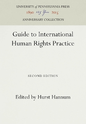 Guide to International Human Rights Practice