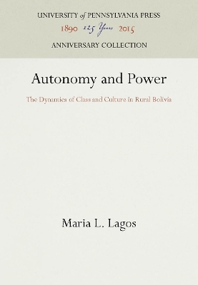 Autonomy and Power - Maria L. Lagos