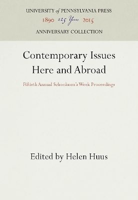 Contemporary Issues Here and Abroad - 