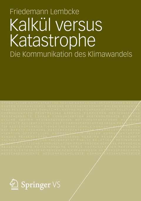 Kalk&uuml;l versus Katastrophe - Friedemann Lembcke