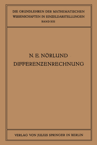 Vorlesungen über Differenzenrechnung