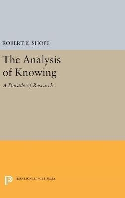 The Analysis of Knowing