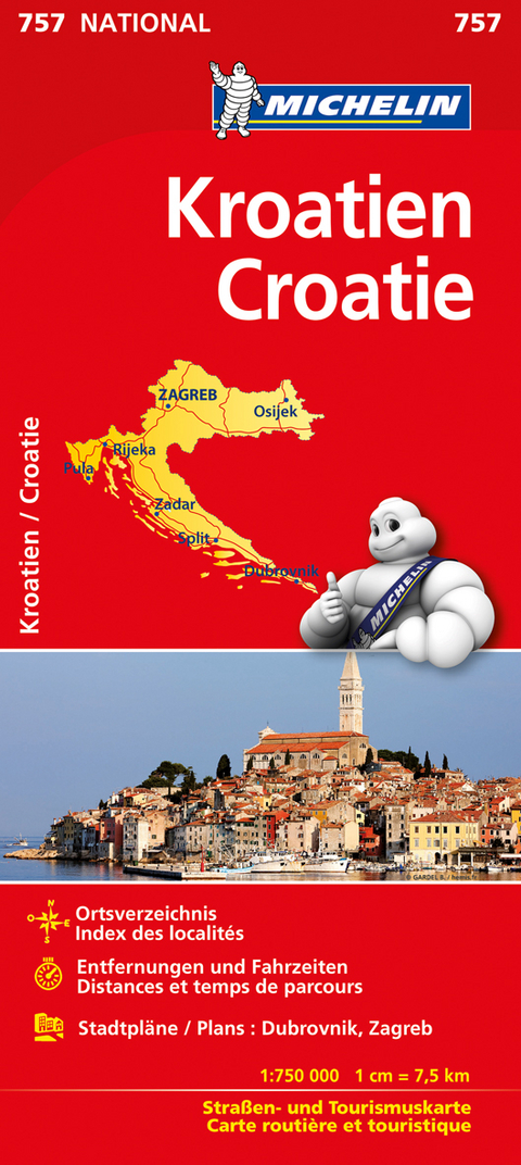 Michelin Kroatien. Croatie