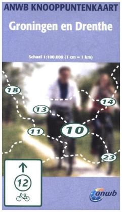 ANWB Knooppuntenkaart Groningen en Drenthe