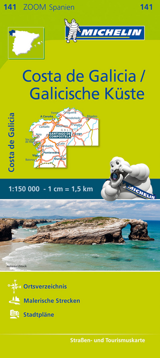 Michelin Carte Costa de Galicia, Galicische Küste