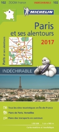 CARTE ZOOM PARIS ET SES ALENTOURS 2017