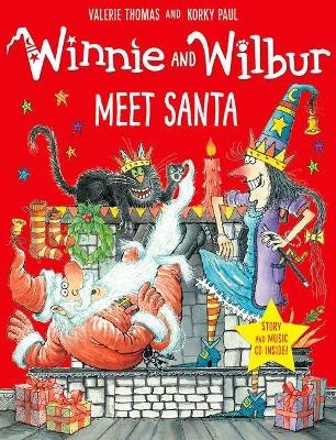 Winnie and Wilbur Meet Santa with audio CD - Valerie Thomas