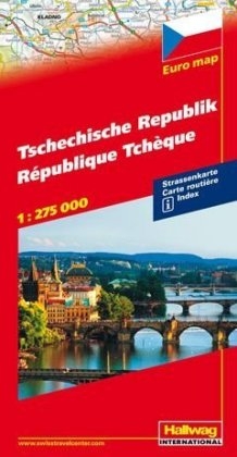 Tschechische Republik Strassenkarte 1:275 000
