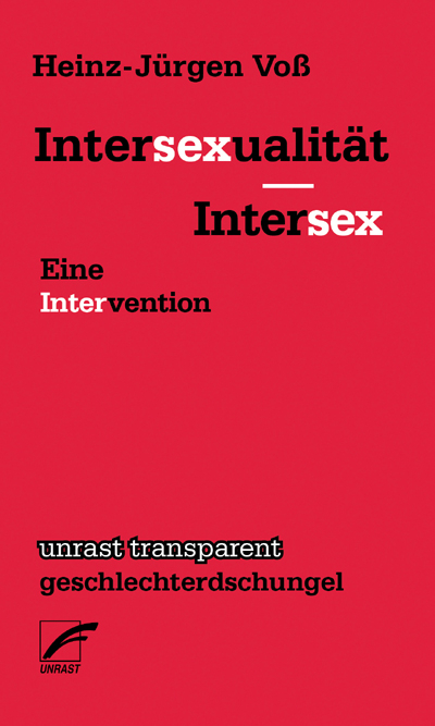 Intersexualit&auml;t &ndash; Intersex - Heinz-J&uuml;rgen Vo&szlig;