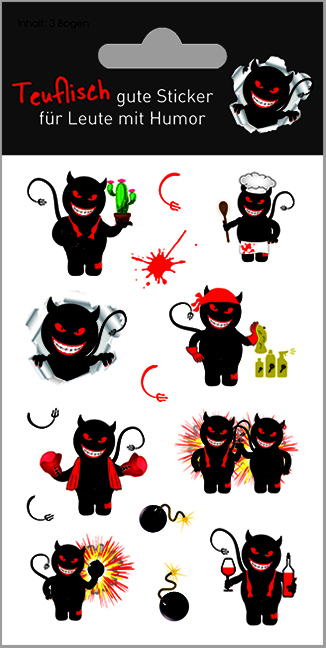 Schwarzer Humor - Sticker