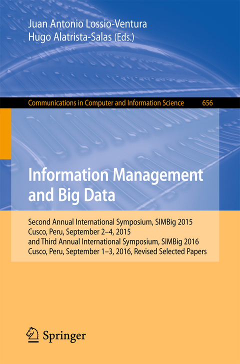 Information Management and Big Data - 