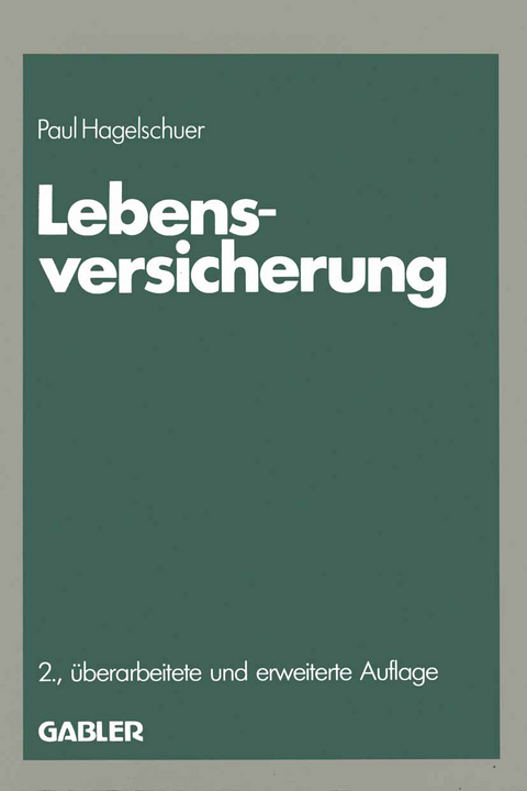 Lebensversicherung - Paul B. Hagelschuer