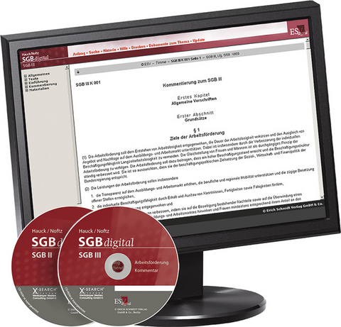 Sozialgesetzbuch SGB III Arbeitsf&ouml;rderung und Sozialgesetzbuch SGB II Grundsicherung f&uuml;r Arbeitsuchende im Paket - Einzelbezug - 