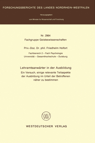 Lehramtsanwärter in der Ausbildung