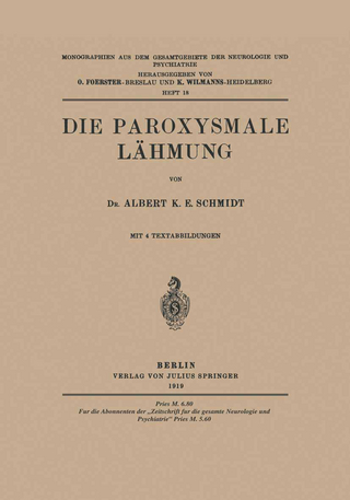 Die Paroxysmale Lähmung