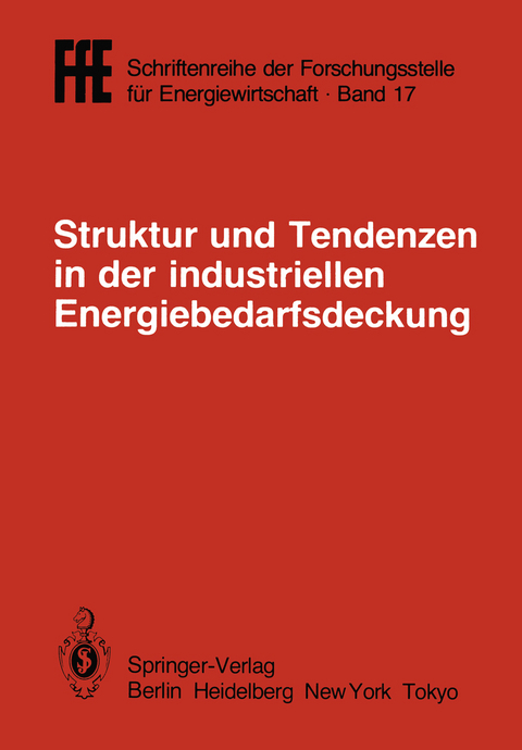 Struktur und Tendenzen in der industriellen Energiebedarfsdeckung - Helmut Schaefer