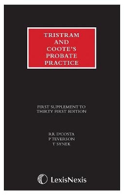 Tristram and Coote’s Probate Practice 31st edition Supplement