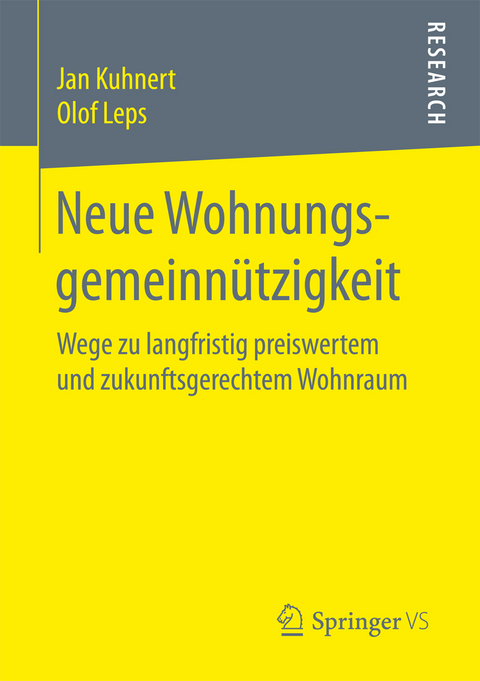 Neue Wohnungsgemeinn&uuml;tzigkeit - Jan Kuhnert, Olof Leps