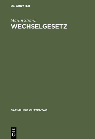STRANZ:WECHSELGESETZ 14A SGU 5