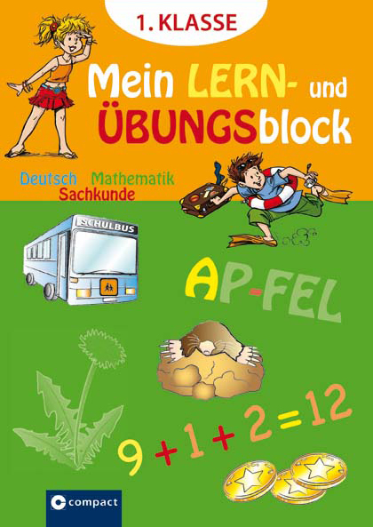 Mein Lern- und &Uuml;bungsblock 1. Klasse