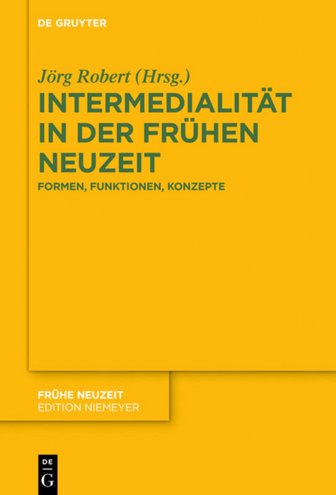 Intermedialit&auml;t in der Fr&uuml;hen Neuzeit - 