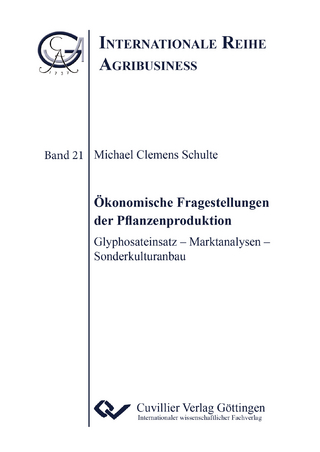 Ökonomische Fragestellungen der Pflanzenproduktion
