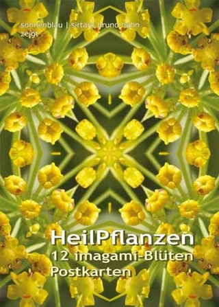 Heilpflanzen, 12 imagami-Blüten Postkarten