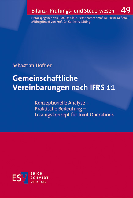 Gemeinschaftliche Vereinbarungen nach IFRS 11 - Sebastian H&ouml;fner