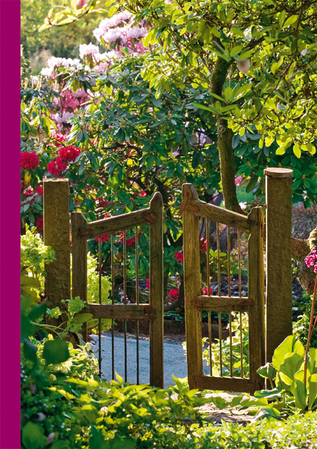 Anjas Notizbuch  -  Motiv Gartentor - Anja Maubach