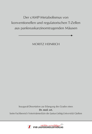 Der cAMP-Metabolismus von konventionellen und regulatorischen T-Zellen aus pankreaskarzinomtragenden Mäusen