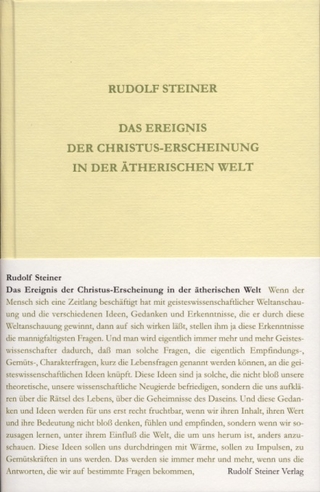 Das Ereignis der Christus-Erscheinung in der ätherischen Welt